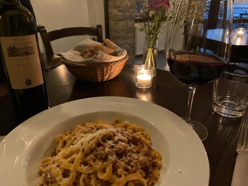 Un piatto del ristorante